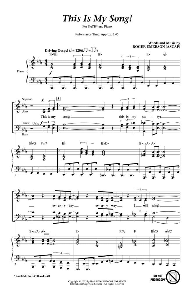 This Is My Song!